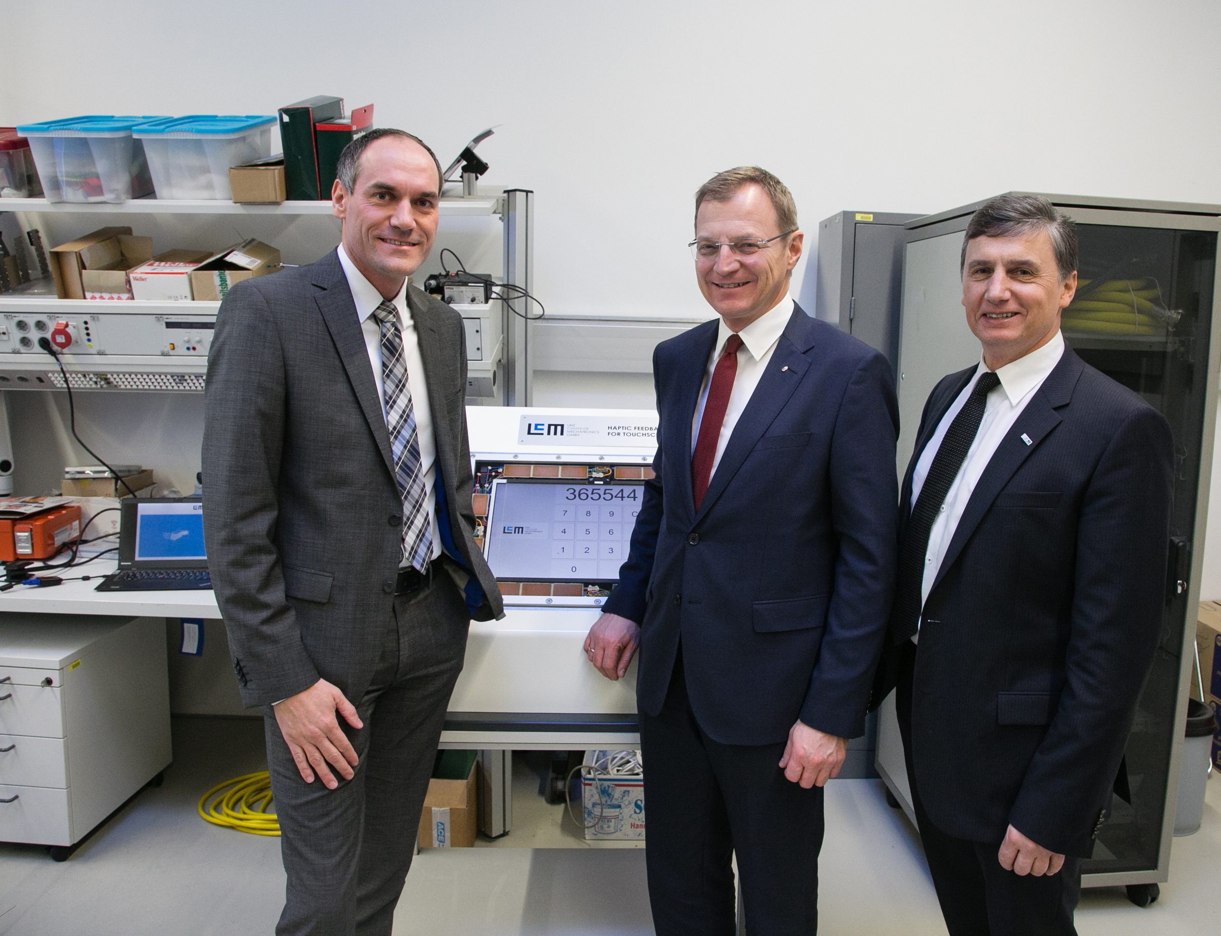 Landeshauptmann-Stellvertreter Mag. Thomas Stelzer auf Besuch im LCM