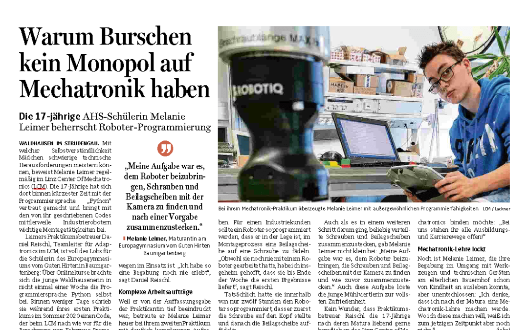 Praktikantin begeistert beim LCM