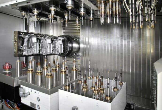 Mikropositionierung von Werkzeugmaschinenspindeln