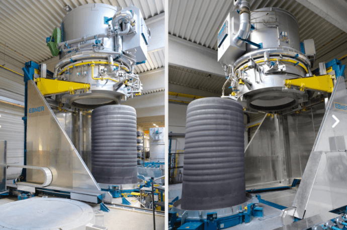 Autonomes Handlingsystem für Haubenofenanlagen