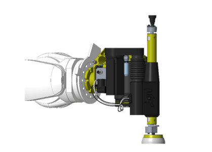 Oberflaechenbehandlung – Aktiver Kontaktflansch