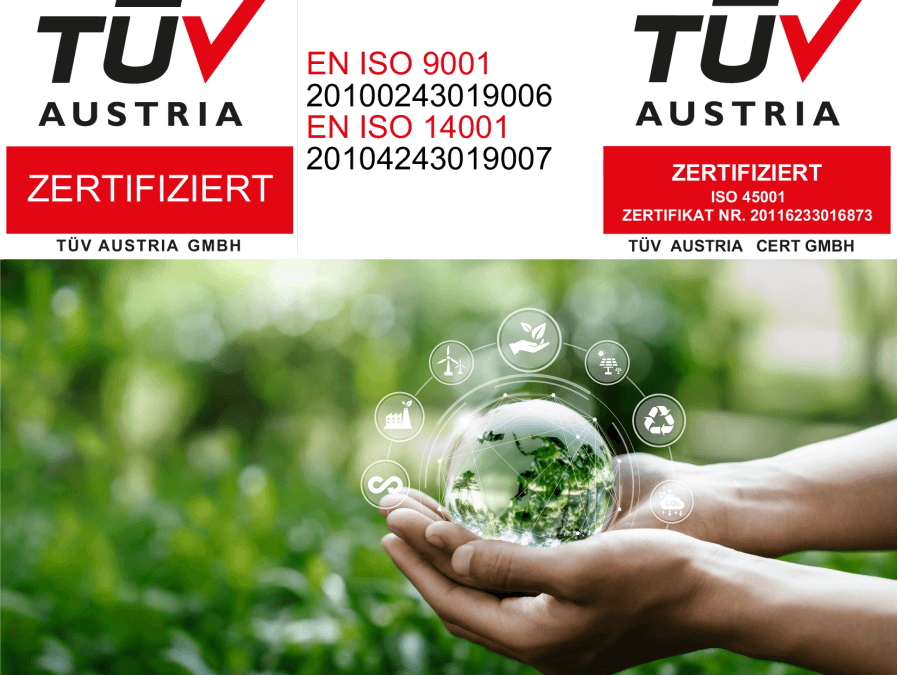 LCM ist ISO 9001 und 14001 zertifiziert!